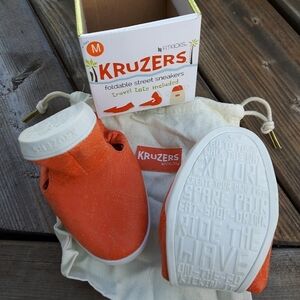 Kruzers by fitkicks Medium Orange Travel Shoes